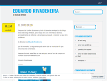 Tablet Screenshot of eduardorivadeneira.wordpress.com