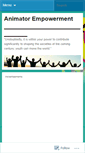 Mobile Screenshot of animatorempowerment.wordpress.com