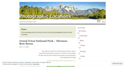 Desktop Screenshot of photoloc.wordpress.com