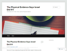 Tablet Screenshot of israeldid911.wordpress.com