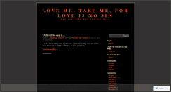 Desktop Screenshot of loveisnosin.wordpress.com