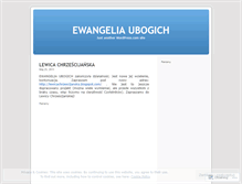Tablet Screenshot of ewangeliaubogich.wordpress.com