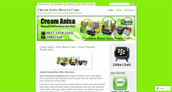 Desktop Screenshot of creamanisa.wordpress.com