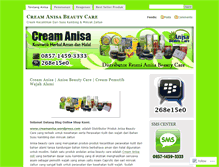 Tablet Screenshot of creamanisa.wordpress.com