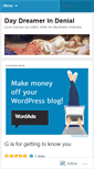 Mobile Screenshot of daydreamerindenial.wordpress.com