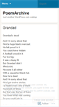 Mobile Screenshot of poemarchive.wordpress.com