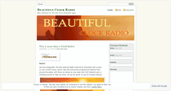 Desktop Screenshot of beautifulclockradio.wordpress.com