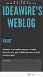 Mobile Screenshot of ideawire.wordpress.com