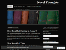Tablet Screenshot of nataliesbookclub.wordpress.com