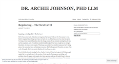 Desktop Screenshot of drarchiejohnson.wordpress.com