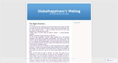 Desktop Screenshot of globalhappiness.wordpress.com