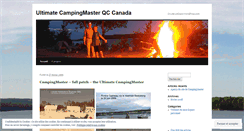 Desktop Screenshot of campingmaster.wordpress.com