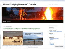 Tablet Screenshot of campingmaster.wordpress.com