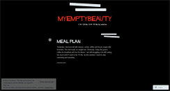 Desktop Screenshot of myemptybeauty.wordpress.com