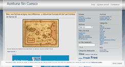 Desktop Screenshot of aceitunasincuesco.wordpress.com