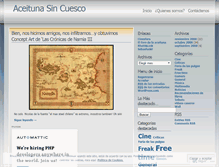Tablet Screenshot of aceitunasincuesco.wordpress.com