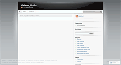 Desktop Screenshot of madamegeisha.wordpress.com