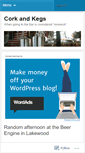Mobile Screenshot of corkandkegs.wordpress.com