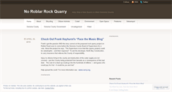 Desktop Screenshot of noroblarrockquarry.wordpress.com