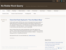 Tablet Screenshot of noroblarrockquarry.wordpress.com