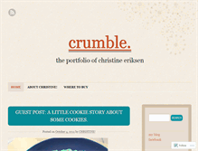 Tablet Screenshot of crumblebakery.wordpress.com