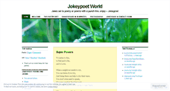 Desktop Screenshot of jokeypoet.wordpress.com