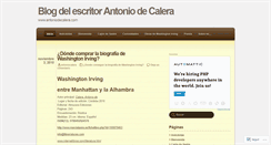 Desktop Screenshot of antoniodecalera.wordpress.com