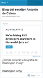 Mobile Screenshot of antoniodecalera.wordpress.com