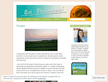 Tablet Screenshot of eatpersimmons.wordpress.com