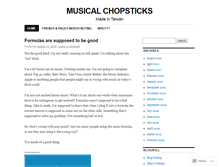 Tablet Screenshot of charliechangmusic.wordpress.com