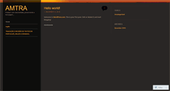 Desktop Screenshot of amtra.wordpress.com