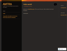 Tablet Screenshot of amtra.wordpress.com