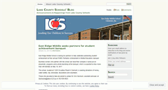 Desktop Screenshot of lakecountyschools.wordpress.com