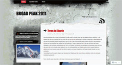 Desktop Screenshot of broadpeak2011.wordpress.com