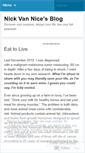 Mobile Screenshot of nickvannice.wordpress.com