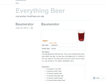 Tablet Screenshot of biermeister27.wordpress.com