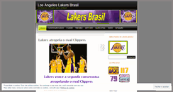 Desktop Screenshot of lakersbrasil.wordpress.com