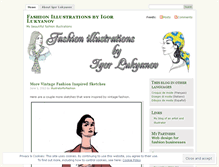 Tablet Screenshot of illustrator4fashion.wordpress.com