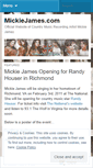 Mobile Screenshot of mickieljames.wordpress.com