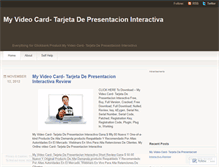 Tablet Screenshot of blogmyvideocard.wordpress.com
