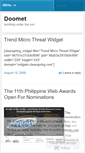 Mobile Screenshot of doomet.wordpress.com
