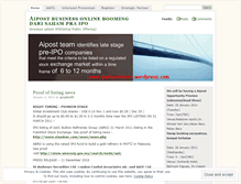 Tablet Screenshot of ipoinvestment.wordpress.com