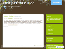 Tablet Screenshot of interiorfitness.wordpress.com