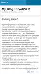 Mobile Screenshot of kiyouver.wordpress.com