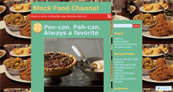 Desktop Screenshot of blackfoodchannel.wordpress.com