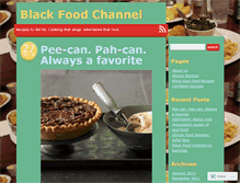Tablet Screenshot of blackfoodchannel.wordpress.com