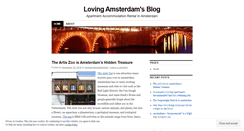 Desktop Screenshot of lovingamsterdam.wordpress.com