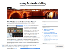 Tablet Screenshot of lovingamsterdam.wordpress.com