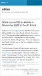 Mobile Screenshot of n8fan.wordpress.com