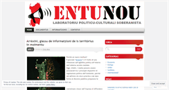 Desktop Screenshot of entunou.wordpress.com